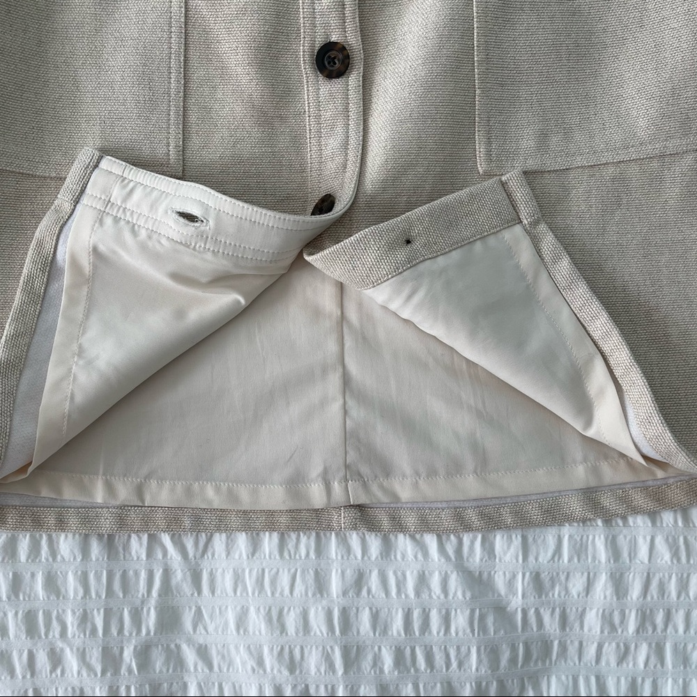 Cute Banana Republic Beige Mini Skirt - Picture 3 of 8